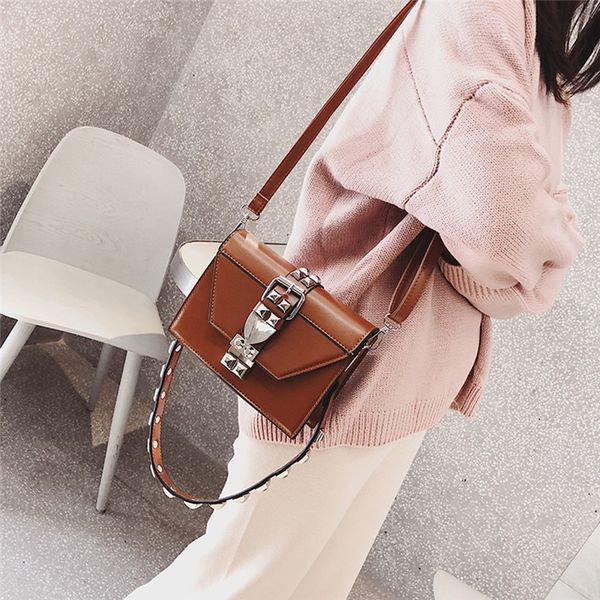 leather small shoulder messenger bags for women 2020 chain rivet lock cross-body bag female travel mini bags #40
leather small shoulder messenger bags for women 2020 chain rivet lock cross-body bag female travel mini bags #40