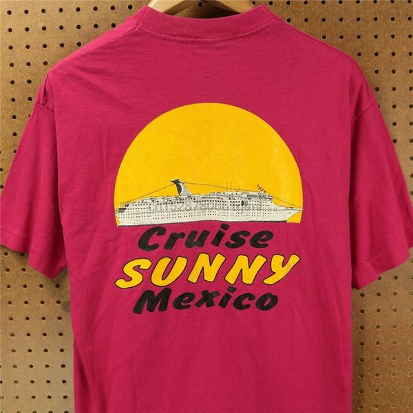 vtg 80s 90s usa made cruise sunny mexico tourist t-shirt large single stitch summer casual tee shirt
vtg 80s 90s usa made cruise sunny mexico tourist t-shirt large single stitch summer casual tee shirt