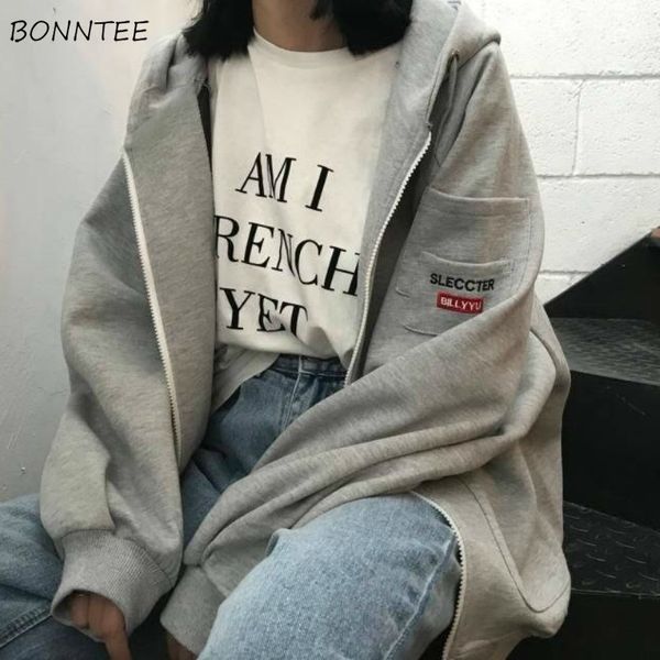 jackets women zip-up hooded oversize outerwear casual daily all-match student bf ulzzang popular lovely plus velvet thicker new, Black;brown
jackets women zip-up hooded oversize outerwear casual daily all-match student bf ulzzang popular lovely plus velvet thicker new, Black;brown