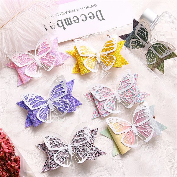 hair accessories 7pcs/lot glitter chic hollow out butterfly snap clips super adorable bowknot duckbill clip cute girls, Slivery;white
hair accessories 7pcs/lot glitter chic hollow out butterfly snap clips super adorable bowknot duckbill clip cute girls, Slivery;white