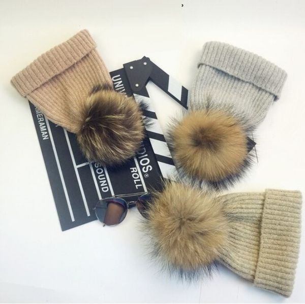 women winter beanies 100% real fur pom pom knitted skullies hat girl striped curled removable warm cap bone gorros, Blue;gray
women winter beanies 100% real fur pom pom knitted skullies hat girl striped curled removable warm cap bone gorros, Blue;gray