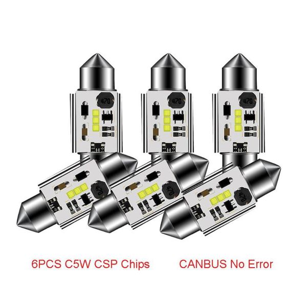 6pcs c5w led 31mm 36mm csp chips c10w 39mm festoon 41mm canbus car interior light super bright no error auto dome reading lamp
6pcs c5w led 31mm 36mm csp chips c10w 39mm festoon 41mm canbus car interior light super bright no error auto dome reading lamp