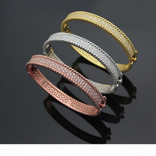 2020 designer vc * double steel ball full diamond bracelet 18 karat gold women's bracelet, Black
2020 designer vc * double steel ball full diamond bracelet 18 karat gold women's bracelet, Black