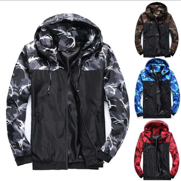 men's jackets mens jacket s-6xl camouflage fashion casual style tooling hooded color matching large size with 4 colors, Black;brown
men's jackets mens jacket s-6xl camouflage fashion casual style tooling hooded color matching large size with 4 colors, Black;brown