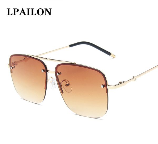 sunglasses lpailon vintage large frame women lady luxury retro metal glasses mirror uv400 shopping sun for men/women, White;black
sunglasses lpailon vintage large frame women lady luxury retro metal glasses mirror uv400 shopping sun for men/women, White;black