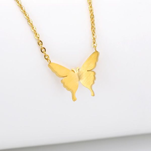 pendant necklaces gorgeous tale butterfly stainless steel necklace gold color chain for women bridesmaid jewelry gift, Silver
pendant necklaces gorgeous tale butterfly stainless steel necklace gold color chain for women bridesmaid jewelry gift, Silver