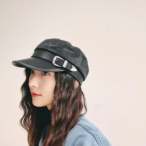 hat women autumn and winter retro octagonal hat casual japanese outdoor casual beret, Blue;gray
hat women autumn and winter retro octagonal hat casual japanese outdoor casual beret, Blue;gray