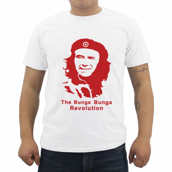 лето мужская футболка берлускони bunga bunga revolution футболка casual male с коротким рукавом o-образным вырезом рубашки тис топы
лето мужская футболка берлускони bunga bunga revolution футболка casual male с коротким рукавом o-образным вырезом рубашки тис топы