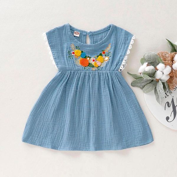 new fashion summer toddler baby girls sleeveless embroidery floral flower ruffles lace dress wholesale z4, Red;yellow
new fashion summer toddler baby girls sleeveless embroidery floral flower ruffles lace dress wholesale z4, Red;yellow