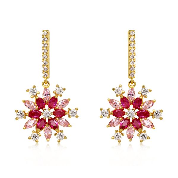 weimanjingdian new arrival cubic zirconia cz zircon crystal sparkling flower dangle drop earrings for women, Silver
weimanjingdian new arrival cubic zirconia cz zircon crystal sparkling flower dangle drop earrings for women, Silver