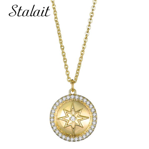 pendant necklaces gold star jewelry for women cubic zirconia copper necklace aesthetic accessories, Silver
pendant necklaces gold star jewelry for women cubic zirconia copper necklace aesthetic accessories, Silver