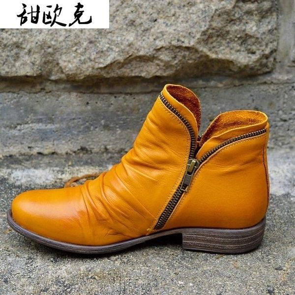 fashion 2020 winter warm boots women ankle boots platform retro women zipper shoes ladies fashion casual botas mujer, Black
fashion 2020 winter warm boots women ankle boots platform retro women zipper shoes ladies fashion casual botas mujer, Black