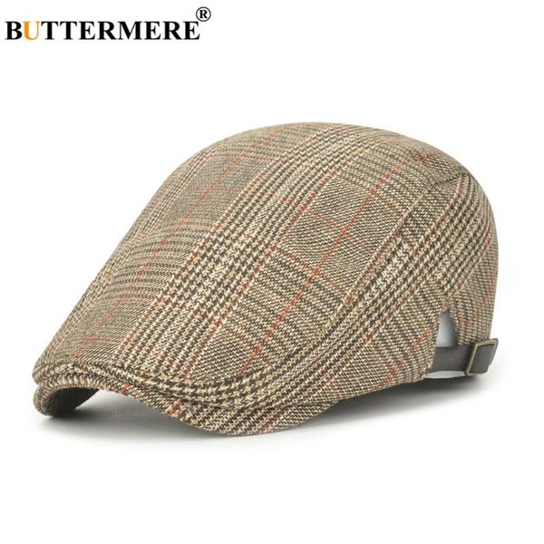 buttermere male beret flat cap men plaid cotton british style vintage adjustable brand ivy hats, Blue;gray
buttermere male beret flat cap men plaid cotton british style vintage adjustable brand ivy hats, Blue;gray