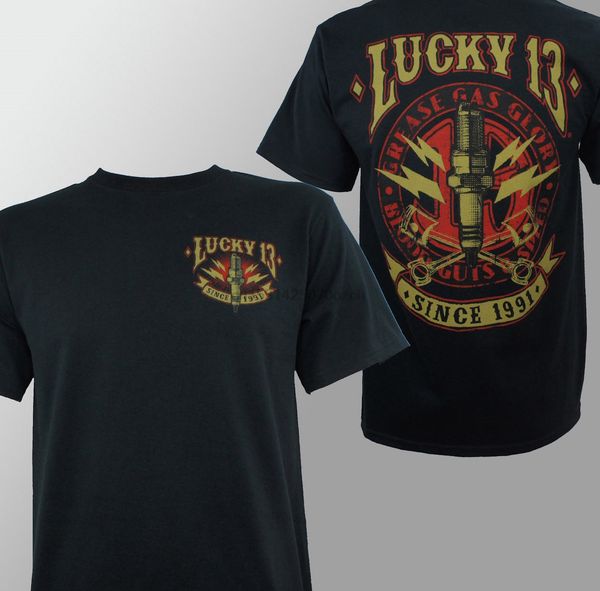 o neck shirt plus size t shirt authentic lucky 13 amped grease gas glory blood guts t shirt m l xl xxl 3xl new 033387
o neck shirt plus size t shirt authentic lucky 13 amped grease gas glory blood guts t shirt m l xl xxl 3xl new 033387