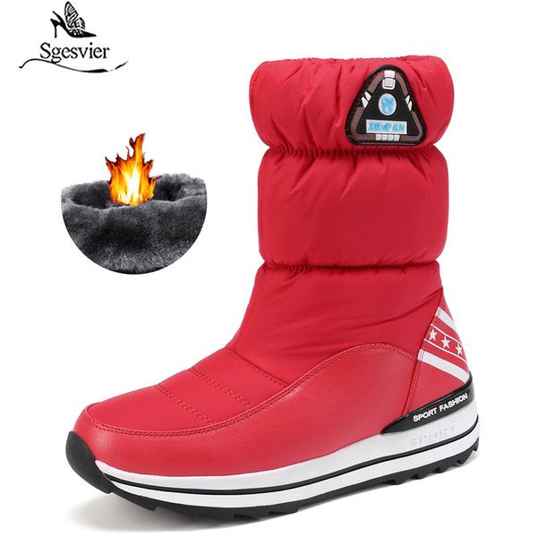 sgesvier women flats platforms winter warm snow boots quality waterproof shoes woman female high mid-calf boots shoes, Black
sgesvier women flats platforms winter warm snow boots quality waterproof shoes woman female high mid-calf boots shoes, Black