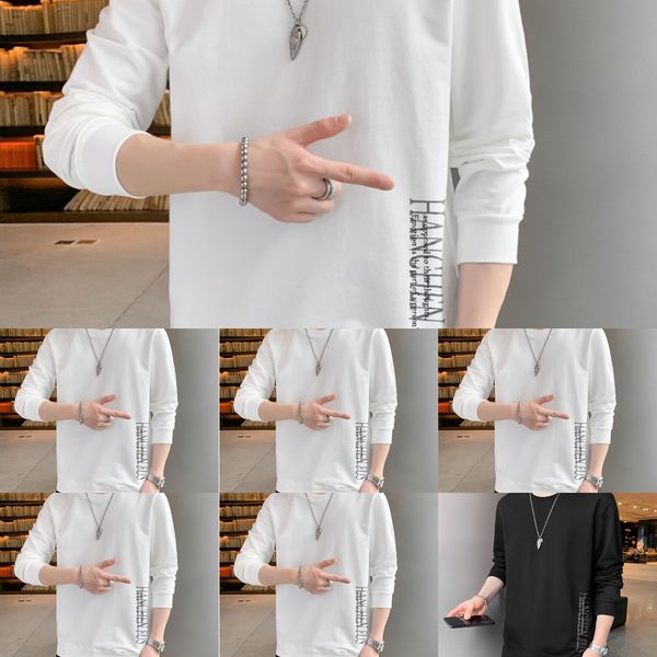 2020 pullover pullovercoat pullovernew national tide long-sleeved t-shirt men's korean style trendy loose base shirt sweater ins pullov, Black
2020 pullover pullovercoat pullovernew national tide long-sleeved t-shirt men's korean style trendy loose base shirt sweater ins pullov, Black