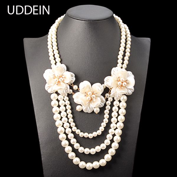 uddein simulated pearl jewelry fashion flower necklace women wedding bridal accessories african beads jewelry maxi necklace y200918, Silver
uddein simulated pearl jewelry fashion flower necklace women wedding bridal accessories african beads jewelry maxi necklace y200918, Silver
