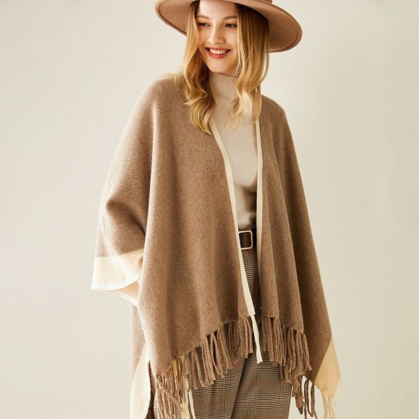 natural 100% cashmere scarf kimono sweater women shawl outside with tassel cape blanket, Blue;gray
natural 100% cashmere scarf kimono sweater women shawl outside with tassel cape blanket, Blue;gray