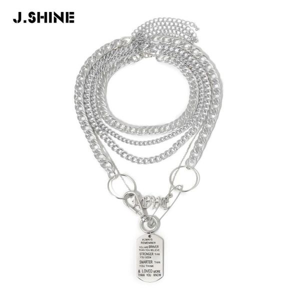 pendant necklaces jshine 5pcs/set vintage multi layered letter love square nameplate curb cuban choker necklace statement jewelry, Silver
pendant necklaces jshine 5pcs/set vintage multi layered letter love square nameplate curb cuban choker necklace statement jewelry, Silver