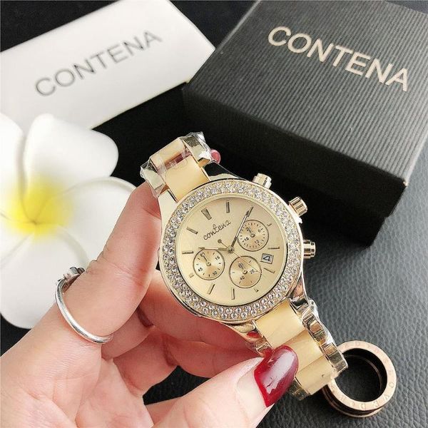 contena fashion watch three eyes small dial diamond ladies watch manufacturer wholesale spot supply, Slivery;brown
contena fashion watch three eyes small dial diamond ladies watch manufacturer wholesale spot supply, Slivery;brown