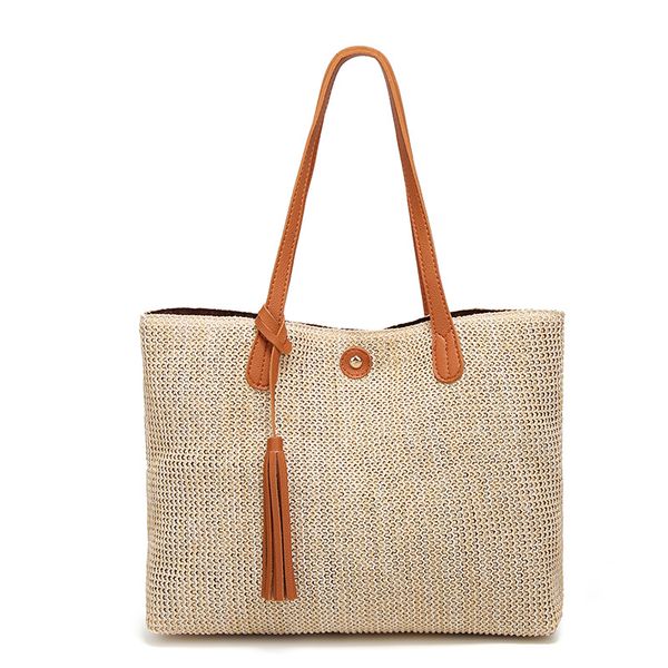 simple straw handbags for women summer beach bags vintage casual shoulder women bags high capacity tote
simple straw handbags for women summer beach bags vintage casual shoulder women bags high capacity tote