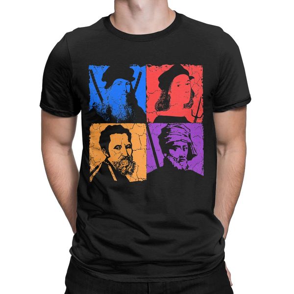 michelangelo leonardo donatello raphael t-shirts for men crazy 100% cotton tee shirt crew neck short sleeve t shirts plus size
michelangelo leonardo donatello raphael t-shirts for men crazy 100% cotton tee shirt crew neck short sleeve t shirts plus size