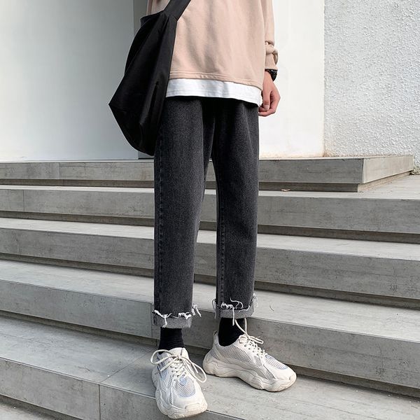 men's jeans 2021 autumn and winter korean solid color straight pants youth fashion flanging casual loose size -xxxl, Blue
men's jeans 2021 autumn and winter korean solid color straight pants youth fashion flanging casual loose size -xxxl, Blue