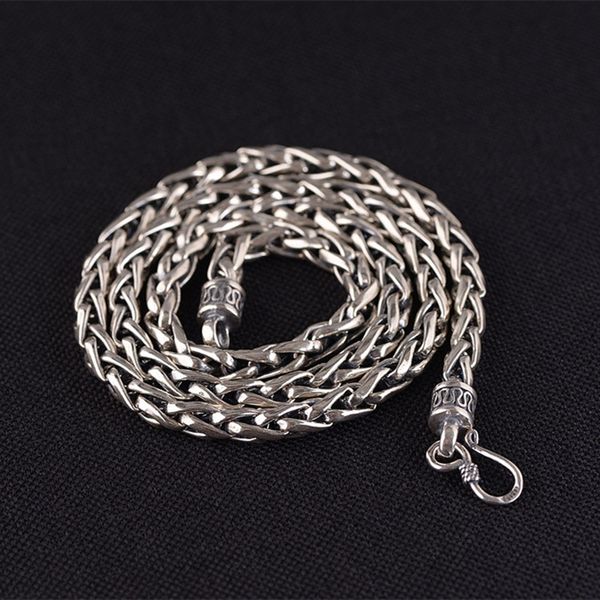 57.7g 925 sterling silver jewelry necklace 6mm thickness chain men gift thai silver long&choker fashion necklace
57.7g 925 sterling silver jewelry necklace 6mm thickness chain men gift thai silver long&choker fashion necklace
