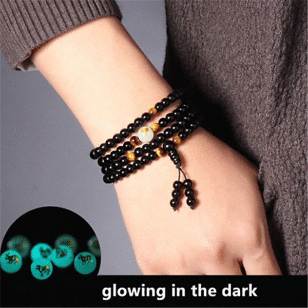 charm bracelets 6/8mm luminous bracelet yoga black onyx men women 108 beads adjustable a66, Golden;silver
charm bracelets 6/8mm luminous bracelet yoga black onyx men women 108 beads adjustable a66, Golden;silver