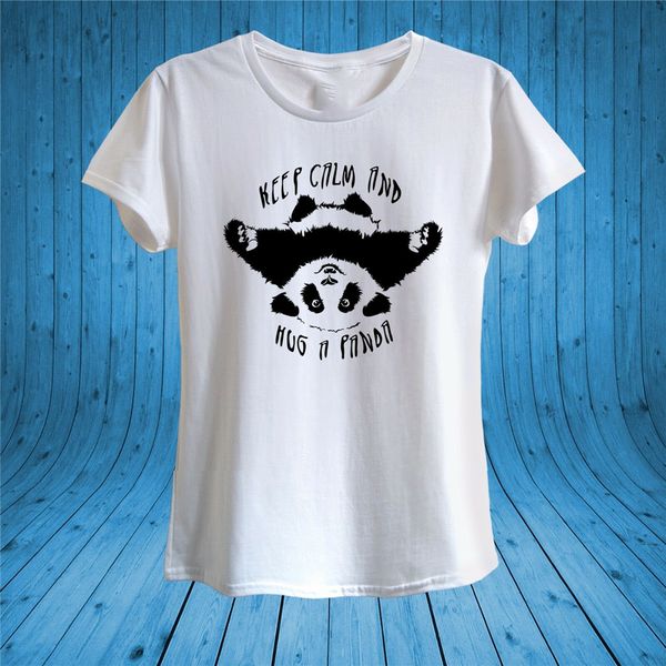 keep calm and hug a panda funny cute t-shirt 100 cotton women sportswear tee shirt
keep calm and hug a panda funny cute t-shirt 100 cotton women sportswear tee shirt