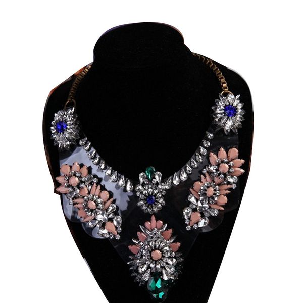 cremo wild geometric necklace womanbib statement colorful shourouk 2020 new design luxury rainbow multi crystal necklace collar, Silver
cremo wild geometric necklace womanbib statement colorful shourouk 2020 new design luxury rainbow multi crystal necklace collar, Silver