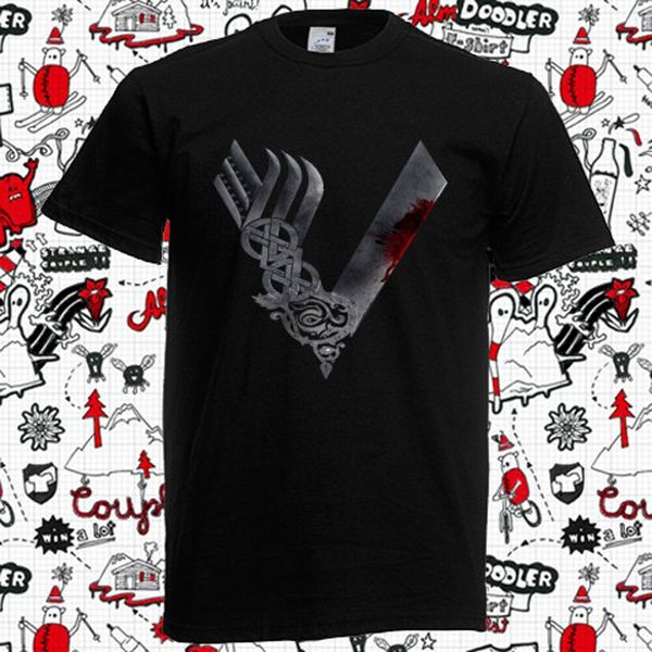 new vikings tv series logo movie men's black t-shirt size s-3xl 2019 summer men short-sleeved fitness clothing o-neck tee
new vikings tv series logo movie men's black t-shirt size s-3xl 2019 summer men short-sleeved fitness clothing o-neck tee