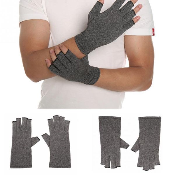 five fingers gloves women men cotton elastic hand arthritis joint pain relief therapy open compression 1 pair, Blue;gray
five fingers gloves women men cotton elastic hand arthritis joint pain relief therapy open compression 1 pair, Blue;gray