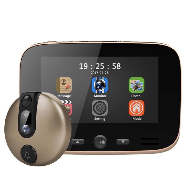 m100 4.3 inch video intelligent doorbell 120 degree motion detect night vision 1800mah battery
m100 4.3 inch video intelligent doorbell 120 degree motion detect night vision 1800mah battery