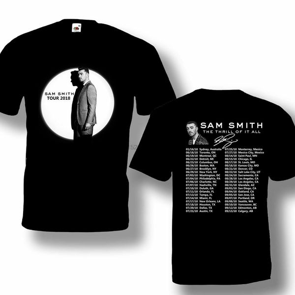 rare items sam smith tour 2020 t-shirt s-3xl summer short sleeves cotton fashiont t shirt pure cotton round collar men tee
rare items sam smith tour 2020 t-shirt s-3xl summer short sleeves cotton fashiont t shirt pure cotton round collar men tee