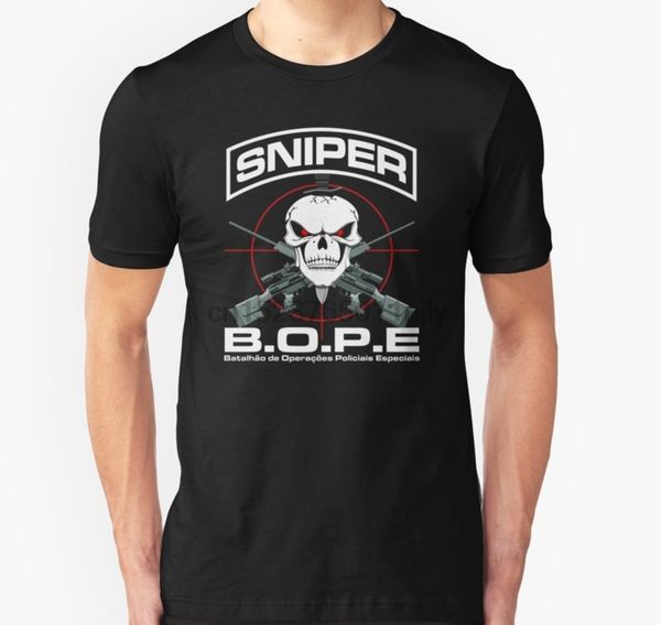 men tshirt bope brazil special forces swat sniper t shirt printed t-shirt tees top