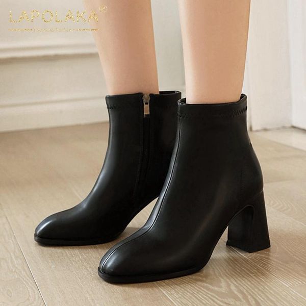lapolaka new arrivals strange style ankle boots women shoes zip up concise spring autumn fashion office ladies boots female, Black
lapolaka new arrivals strange style ankle boots women shoes zip up concise spring autumn fashion office ladies boots female, Black