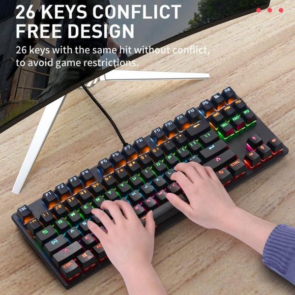 k70 wired colorful led light gaming mechanical keyboard for deskcomputers
k70 wired colorful led light gaming mechanical keyboard for deskcomputers