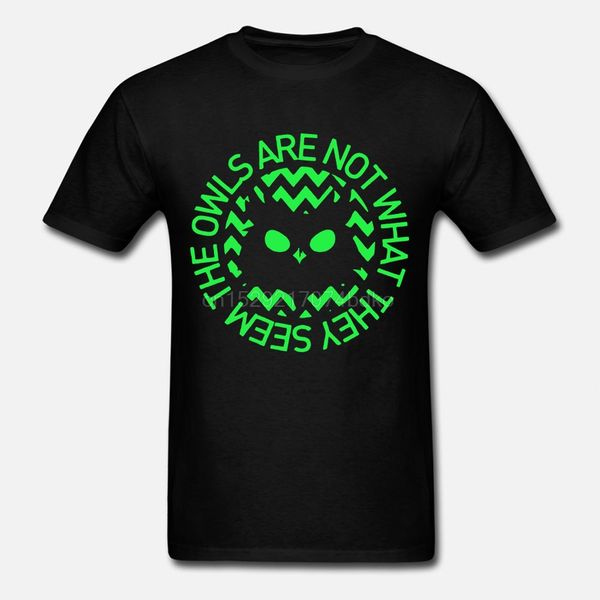 owls are not what they seem tshirt owls twin peaks inspired t shirt