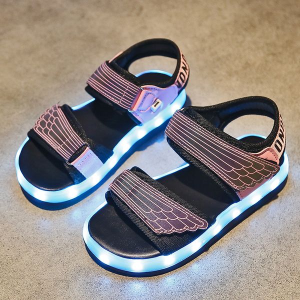 sandals unclejerry children usb charging light up shoes for child glowing summer sandal boys and girls fashion kid, Black;red
sandals unclejerry children usb charging light up shoes for child glowing summer sandal boys and girls fashion kid, Black;red