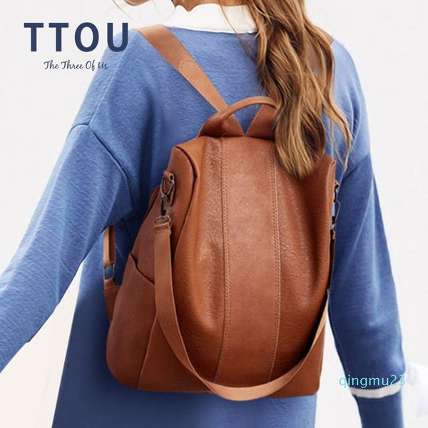 wholesale-new casual womens leather elegant backpack anti-theft rucksack vintage school shoulder black bag female travel backpacks
wholesale-new casual womens leather elegant backpack anti-theft rucksack vintage school shoulder black bag female travel backpacks