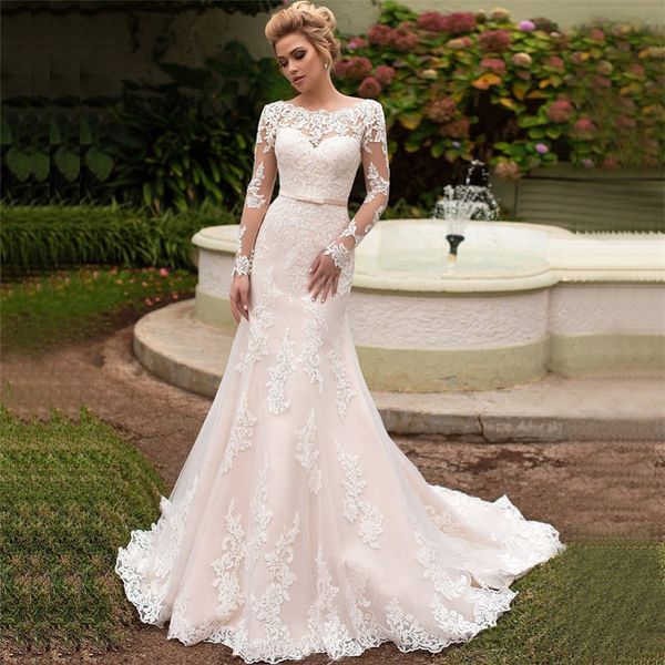 gorgeous mermaid wedding dresses 2020 turkey appliques lace custom made long sleeve bridal dress wedding gown vestidos de noiva, Blue;red
gorgeous mermaid wedding dresses 2020 turkey appliques lace custom made long sleeve bridal dress wedding gown vestidos de noiva, Blue;red