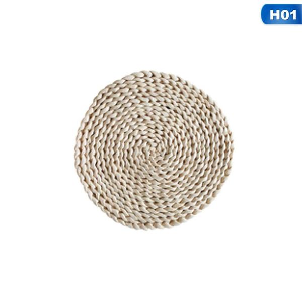 geweven eettafel mat warmte-isolatie pannenlap ronde onderzetters koffie thee drinken cup tafel placemats
geweven eettafel mat warmte-isolatie pannenlap ronde onderzetters koffie thee drinken cup tafel placemats