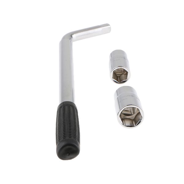 telescopic car socket wheel brace wrench tyre screw removal tool two in one