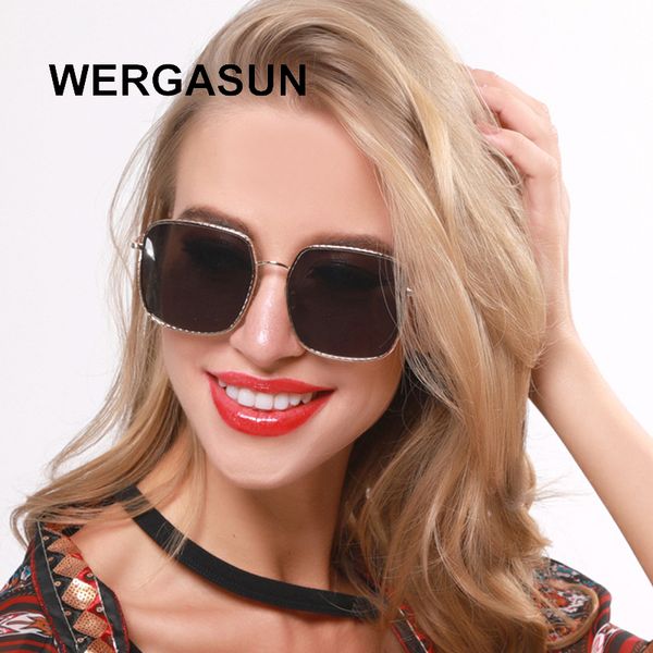 wergasun square sunglasses women brand designer metal framework vintage fashion sun glasses female uv400, White;black
wergasun square sunglasses women brand designer metal framework vintage fashion sun glasses female uv400, White;black