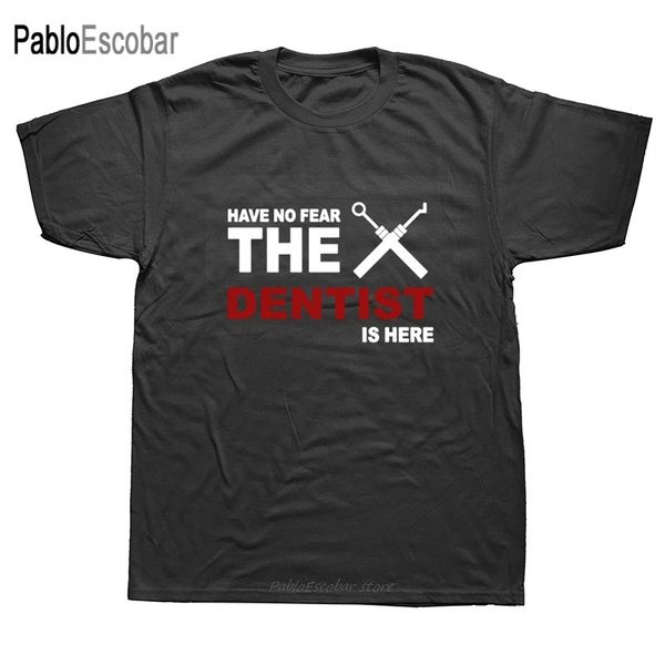 new have no fear the dentist is here t shirt men summer fashion short sleeve cotton t shirts men dentist t-shirt mans top
new have no fear the dentist is here t shirt men summer fashion short sleeve cotton t shirts men dentist t-shirt mans top