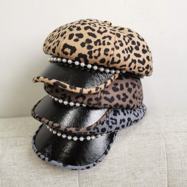 autumn winter personality vintage leopard octagonal hat ladies british cap women fashion casual wool beret hat, Blue;gray
autumn winter personality vintage leopard octagonal hat ladies british cap women fashion casual wool beret hat, Blue;gray