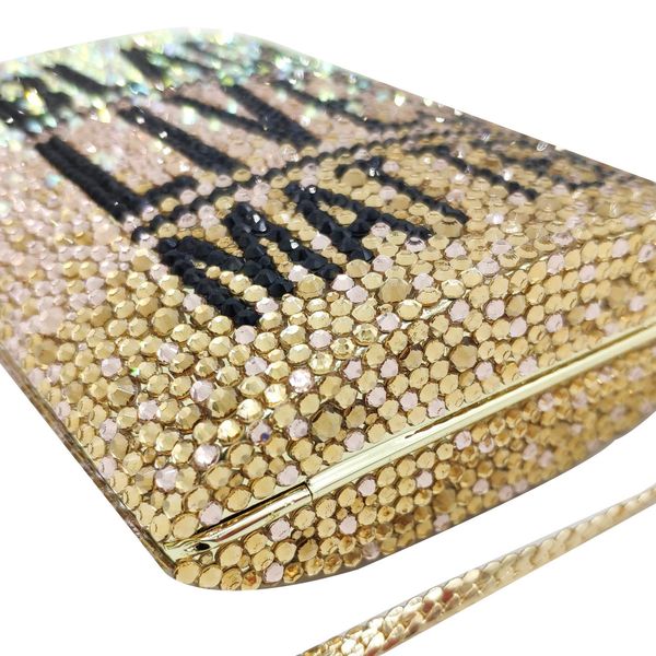 boutique de fgg black lives matter women crystal clutch evening bag metal hard case designer rhinestone minaudiere handbag purse 200919
boutique de fgg black lives matter women crystal clutch evening bag metal hard case designer rhinestone minaudiere handbag purse 200919