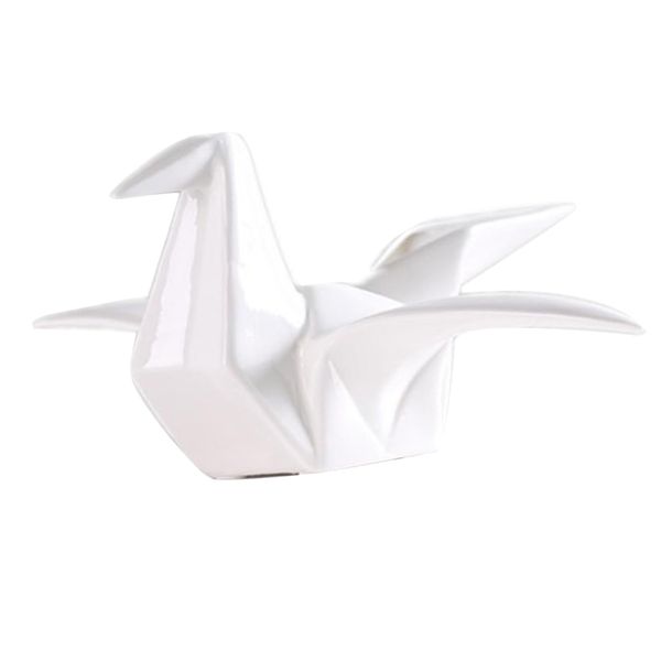 керамические origami кран фигурка статуя домашнего офиса стол декоративные украшения подарков
керамические origami кран фигурка статуя домашнего офиса стол декоративные украшения подарков