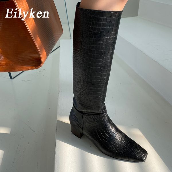 eilyken 2021 марка дизайнер змея печати кожа pu колено высокие сапоги lady езда botas обувь женщин остроконечные toe повседневная обувь, Black
eilyken 2021 марка дизайнер змея печати кожа pu колено высокие сапоги lady езда botas обувь женщин остроконечные toe повседневная обувь, Black